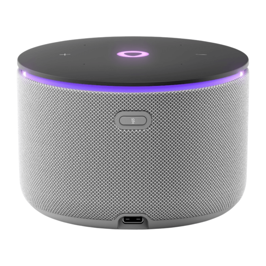 Умная колонка Яндекс Станция Мини 3 Про с Алисой и Zigbee, Grey