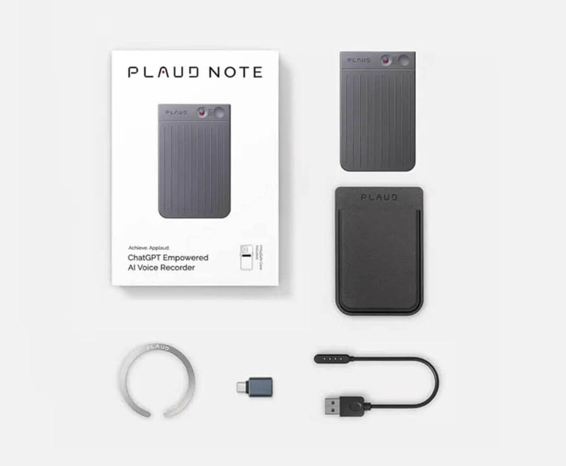 Диктофон Plaud Note Black c ChatGPT