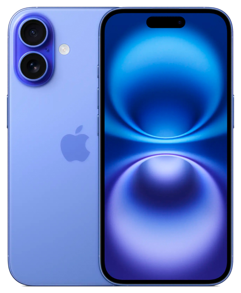 Apple iPhone 16 SIM + eSIM, 512 Гб, Ультрамарин (Без RuStore)
