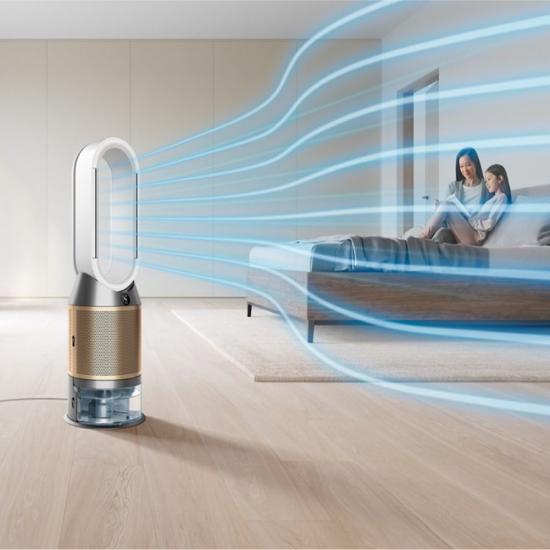 Увлажнитель – очиститель воздуха Dyson PH04 Humidify Cool Formaldehyde, White/Gold