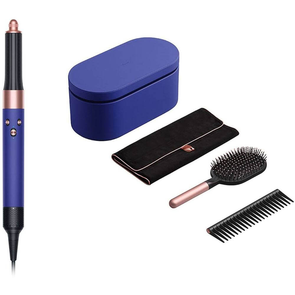 Стайлер для волос Dyson HS05 Multihair, Vinca Blue/Rose Gold (с сумкой и расчёской)