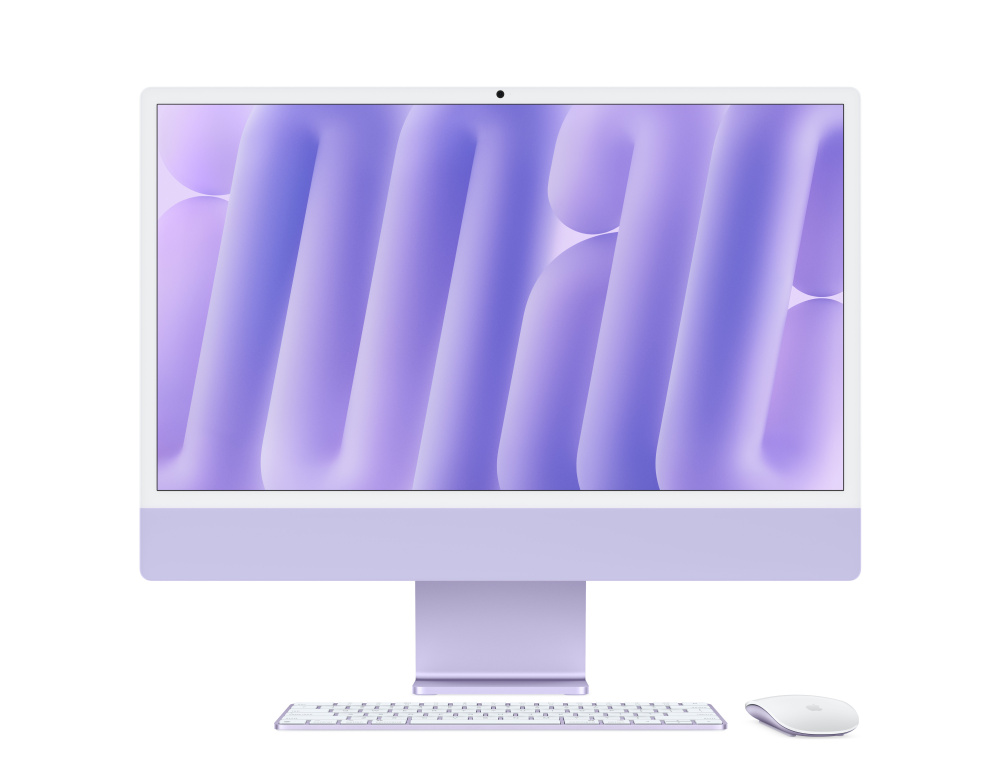 Apple iMac 24" Retina 4,5K, M4, 10 CPU, 16 Гб/512 Гб, Фиолетовый