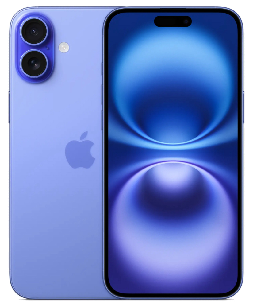 Apple iPhone 16 Plus SIM + eSIM, 128 Гб, Ультрамарин (Без RuStore)