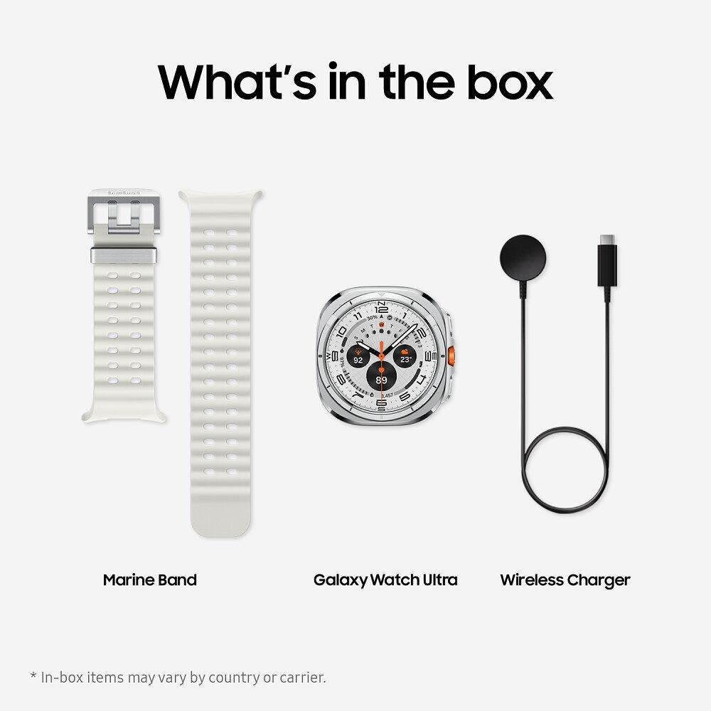 Смарт-часы Samsung Galaxy Watch Ultra 2024 LTE 47 мм, Titanium White