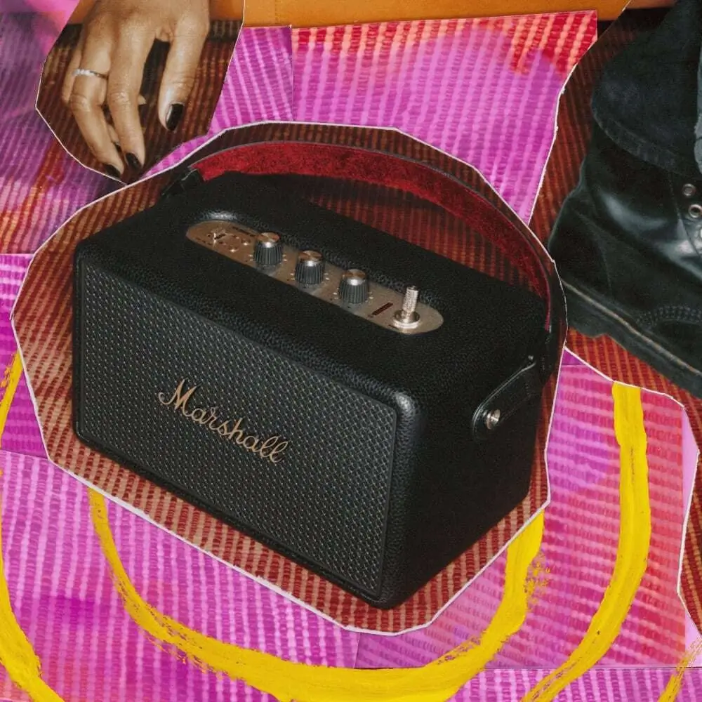 Портативная акустика Marshall Kilburn III, Black and brass