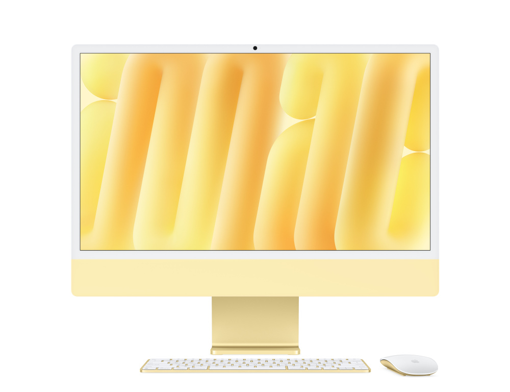 Apple iMac 24" Retina 4,5K, M4, 8 CPU, 16 Гб/256 Гб, Желтый