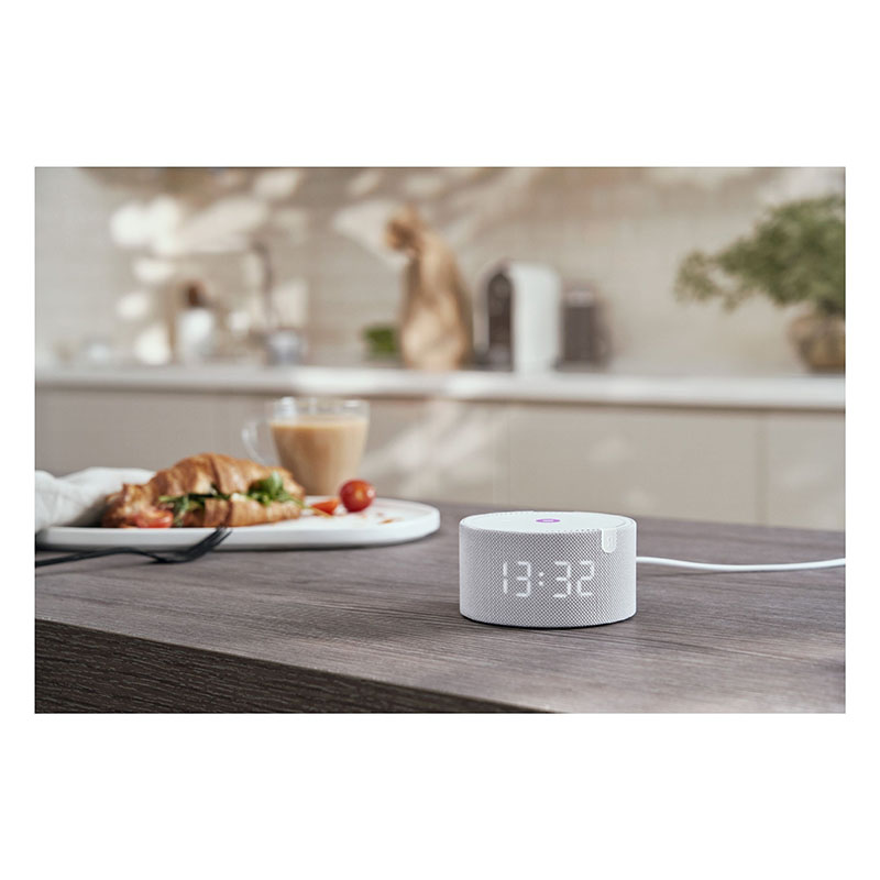 Умная колонка Яндекс Станция Мини 2 с часами, cерый опал