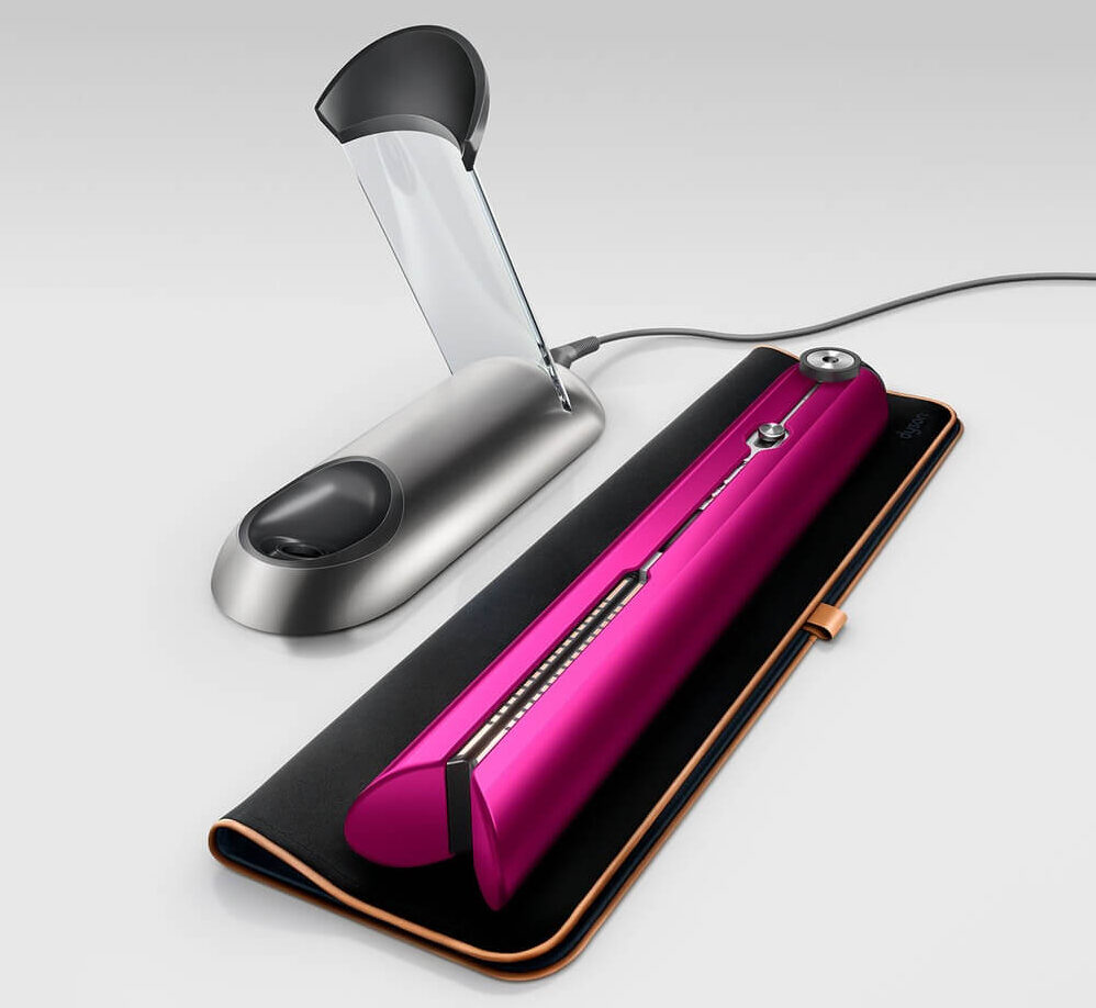 Выпрямитель для волос Dyson HS03 Fuchsia/Nickel, с чехлом и подставкой