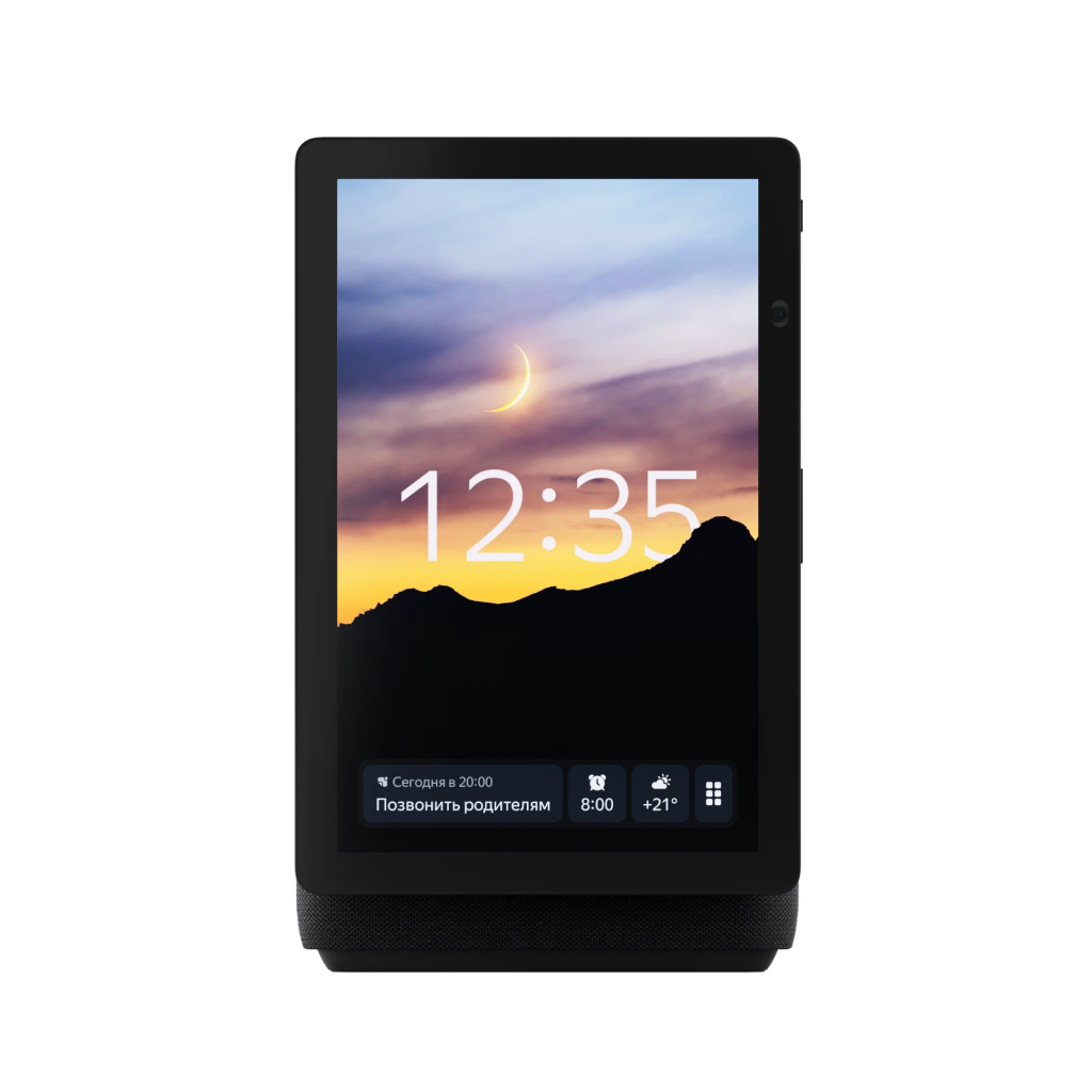 Умная колонка Станция Дуо Макс, с Zigbee, черный