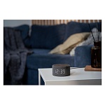 Умная колонка Яндекс Станция Мини 2 с часами, черный оникс