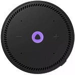 Умная колонка Яндекс Станция Мини 2 с часами, черный оникс