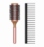 Расчёски Dyson Round Brush, Pale Rose + Detangling Comb