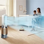 Увлажнитель – очиститель воздуха Dyson PH04 Humidify Cool Formaldehyde, White/Gold